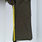 Ralph Lauren Women's Top Sz XL Striped Metallic Black Gold long sleeve Boat Neck Photo 7
