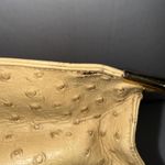 Vintage Old Money Ostrich Leather Satchel Doctors Bag Clutch Handbag READ DISCR. Photo 15