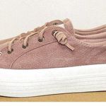 Sperry Womens  Top-Sider Crest Vibe Blush Serpent Suede Platform Sneakers 9.5 NWT Photo 2