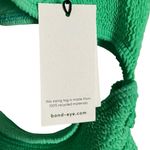 Bond Eye Rico Green One Shoulder Cut Out One Piece Crinkle Swimsuit One Size Photo 4