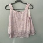 Gilli Women's Sleeveless Layered Print Tank Top Size S Pink Photo 1