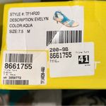 Trina Turk 1096. Evelyn Sandals in Aqua 7.5 Photo 11