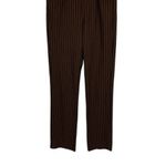 W Collection Brown Wide Leg Pants Medium Stretch Workwear Office Classic Photo 2