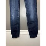 Madewell Jeans Womens 25 Blue Skinny Skinny Stretch Denim Dark Wash Mid Rise Photo 2