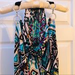 5/$25 Can’t Miss Abstract Geometric Bodycon Mini Dress draped neckline Size undefined Photo 7