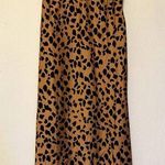 Urban Outfitters  Animal Print Midi Satiny Skirt Size XS Photo 0