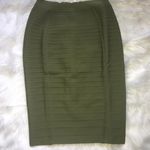 Bandage Back Zipper Skirt Green Photo 0