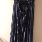 BCBGMAXAZRIA Twist Back Midi Stripe Dress Photo 4