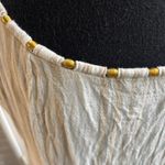 Calypso St. Barth  Linen Blend Beaded Maxi Dress Photo 3