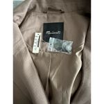 Madewell Plus Drapeweave Caldwell Double Breasted Blazer Castle Rock Tan 4X Photo 2