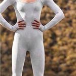 Free People  Movement Good Karma Onesie In Ice Grey Size XS/Small NWT Photo 0