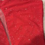 Red shimmer dress size L Size L Photo 6