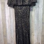 Adrianna Papell Size 8 2-Piece Set The Overpiece & The Formal Maxi Dress Glitter Photo 0