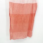 ONIA Womens Cotton Lagenlook Renee Striped Button Front Shirt Dress Size S Coral Photo 6