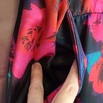 Torrid  MINI SCUBA ILLUSION NECK DRESS BLACK FLOWERS 1X Photo 7