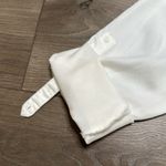 Mavi White Long Sleeve Button Up Roll Up Sleeve Embroidered Shirt Size‎ XL Photo 5