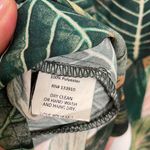 Show Me Your Mumu  peach green tropical leaf button down Murphy top, size M Photo 5