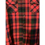 Northwest Territory Women's Large Flannel Shirt, Red Green Plaid, Plaid Shirt Photo 5