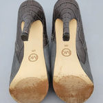 Michael Kors York Bootie Python Embossed Ankle w/zip Boot Slate Women's Size 9M Photo 7