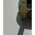 Vintage Handmade Navajo Indian Beaded Bracelet White Blue Red Yellow Sz 7.5” Photo 11