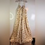 Madewell Floral Yellow Midi Dress Photo 1