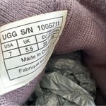 UGG  Australia Camaya Leather Suede Sweater Boot Sequins Mid-Calf Gray Size 7 Photo 12