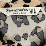 Stradivarius  Brown Leopard Long Sleeve Dress Photo 4