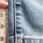 OAT NEW YORK | High Rise Distressed Straight Leg Crop Breeze Blue Jeans Size 25 Photo 9