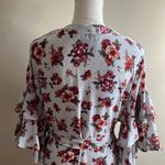 Wrangler Floral Kimono with Ruffle Sleeves Photo 13