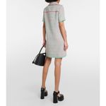 Etro Collared Shirt Dress in Green Pink 38 New Womens Tweed Boucle Mini Size undefined Photo 13