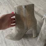 INC Sparkles Glitter Heels Boots Photo 0