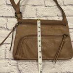 Hobo Leather Shoulder Bag gray brown neutral mushroom color Photo 2