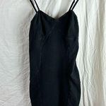 Free People  Intimately Body Con Stretchy Black Mini Dress Photo 0