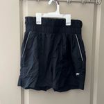 Fabletics NWOT  Ultra High-Waisted Piped Nylon Short in Black Photo 4