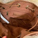 Free People  Cabana Coconut Shell Brown Woven Crossbody Purse NWOT Photo 4