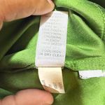 Banana Republic Vintage  S Silk Cap Sleeve Top Green Pleated Front‎ Satin Mod Y2K Photo 6