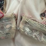 Sherri Hill Cropped Halter Top Embroidered Beaded Pink Grey Prom Bollywood Sz 8 Photo 8