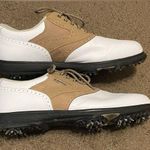 FootJoy  SoftJoys Terrains Women’s Golf Shoes Size 9.5 White Tan Saddle 98242 Photo 0