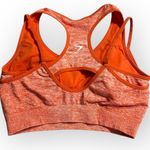 Gymshark  Women’s Size Medium Orange Marl Vital Boost Sports Bra Photo 2