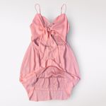 Lucy in the Sky Lucy in the Sky Cutout Chiffon Dress in Coral Pink Size M Party Flirty Ruffle Photo 3