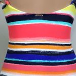 Anne cole  slimming multicolored stripe swimsuit. New Photo 11
