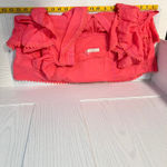 Ramy Brook Coral Tiered Ruffle Lace Trim Crochet Resort Boho Shirt Women Size S Photo 5