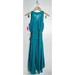 I.N. San Francisco  Dress Junior Size 16 Green High Low Sleeveless NWT Photo 1