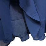 J.Crew NWT Mini Dress With Flounce Hem Navy Size 14 Feminine Flirty Preppy Photo 10