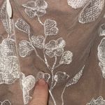 Elliatt  Nyra white ivory‎ floral appliqué Dress Small Photo 5