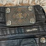 Miss Me Vintage Y2K  black Fleur De Lis pocket skinny jeans sz 30 Photo 3