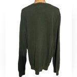 L.L.Bean Hunter Green Cardigan Sweater Size XL Reg Photo 2