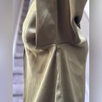 MINKPINK NEW Anissa Button Up Long Sleeve Satin Blouse Women’s S Olive Green Photo 4