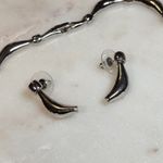 Bijoux Terner  | Vintage Y2K Silver Tone Choker Necklace and Earrings Set Photo 3