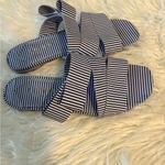 Kate Spade  New York Bianca slide sandals in a blue and white striped size 8.5 Photo 5